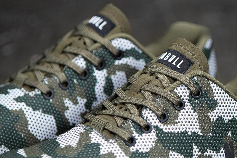 Women's Nobull Field Camo Trainers Olive | SG X2846Y